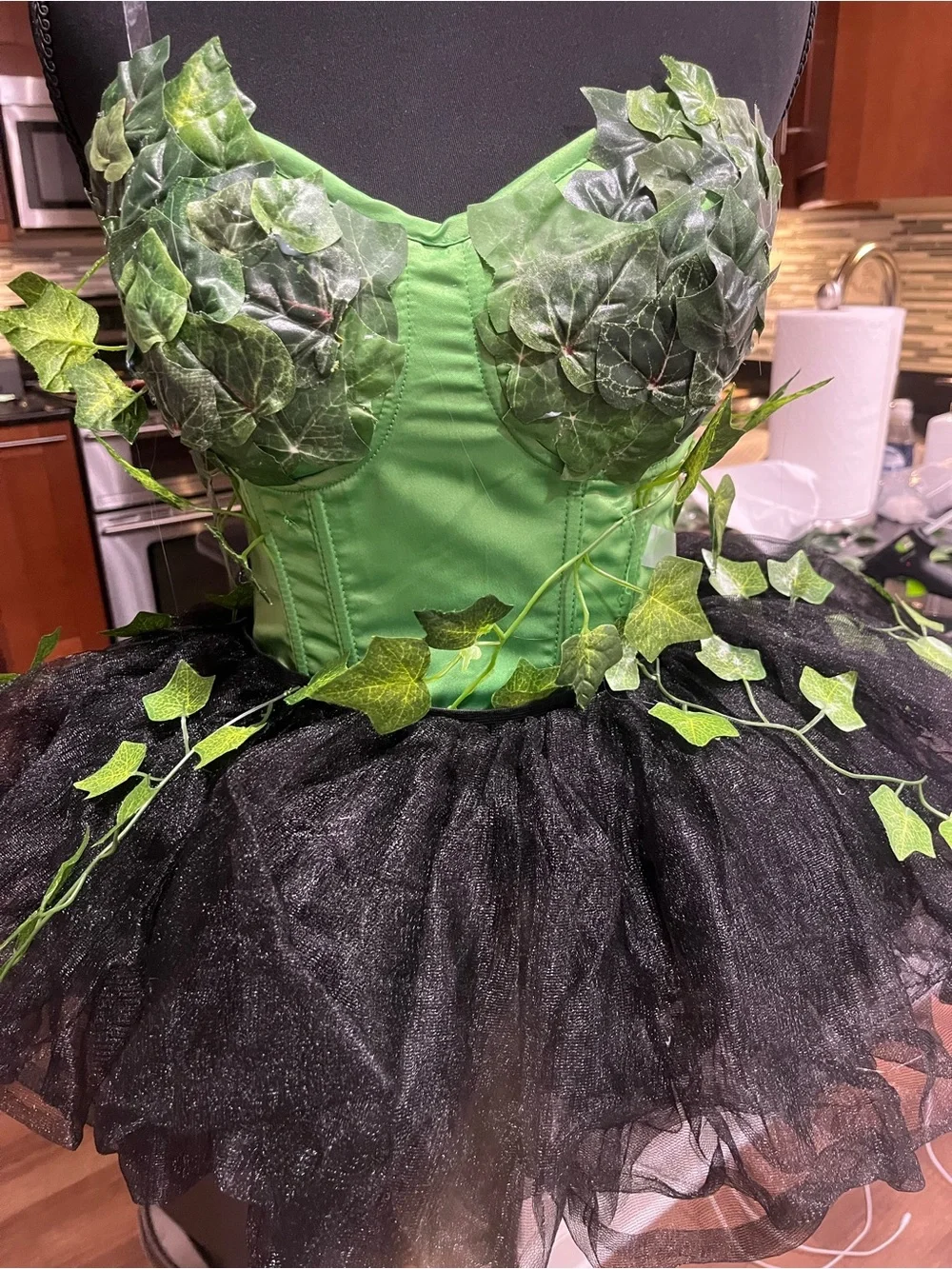 Poison Ivy handmade Halloween costume